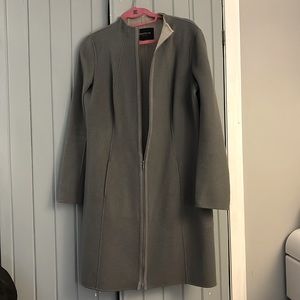 Lafayette 148 New York Wool/Cashmere blend Coat Minimalistic Size 10